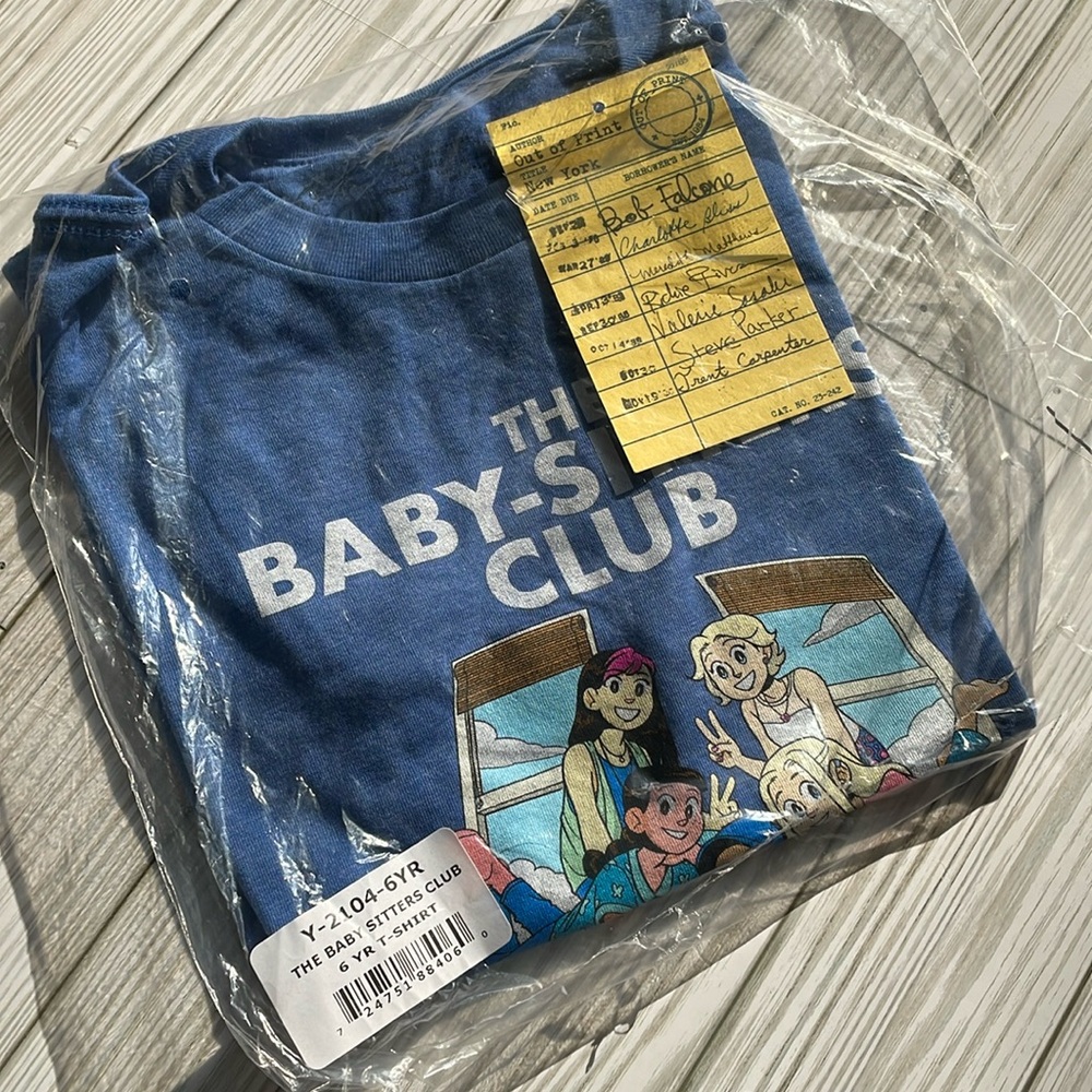 🆕 Out of Print | Babysitters Club | Size 6 Year Graphic Tee